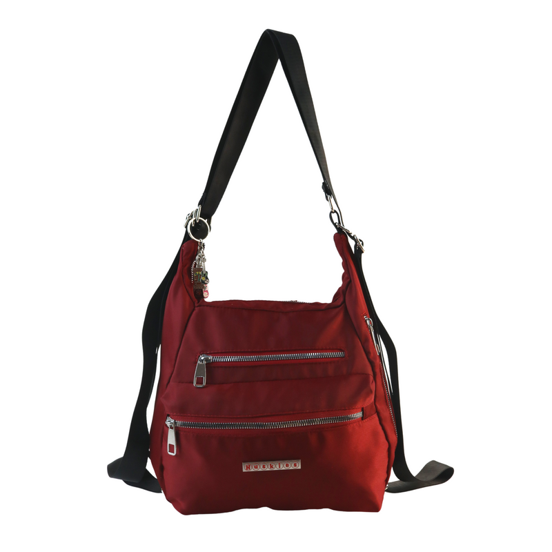 Huskies Red Convertible Backpack Purse HK 02-830 Kimber