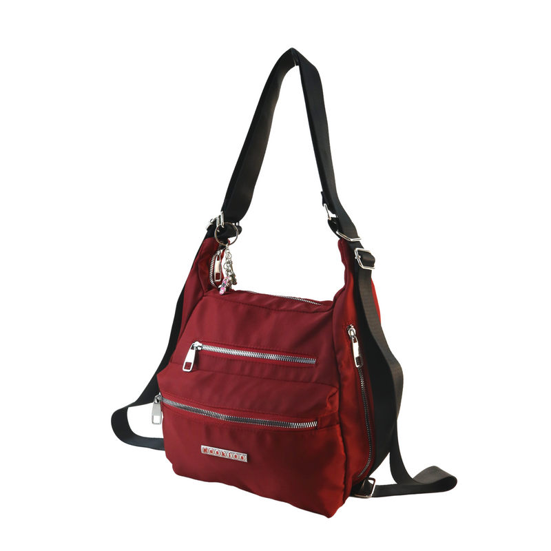 Huskies Red Convertible Backpack Purse HK 02-830 Kimber