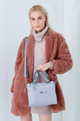 Huskies Gray Shoulder / Crossbody Bag HK 02-832 Arielle
