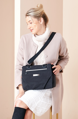 Huskies Black  Shoulder / Tote Bag HK 02-833 Rosemary