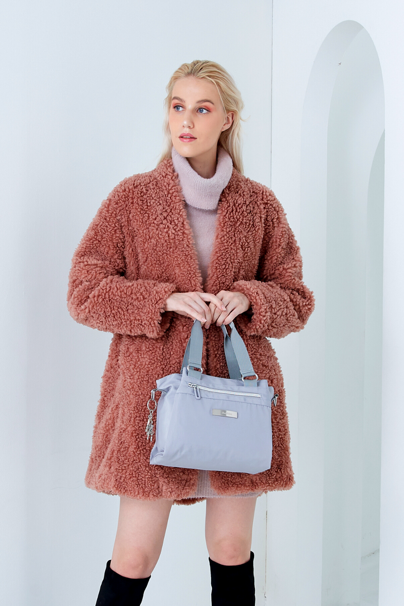 Huskies Gray Shoulder / Crossbody Bag HK 02-832 Arielle