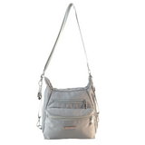 Huskies Gray Convertible Backpack Purse HK 02-830 Kimber
