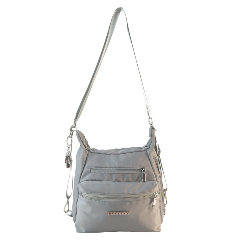 Huskies Gray Convertible Backpack Purse HK 02-830 Kimber