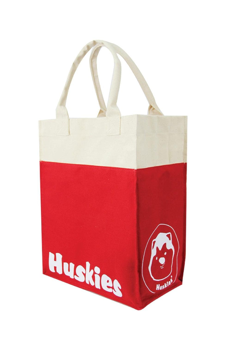Huskies Red Shopping Bag HK 02-740 Huskimo Premium Quality Canvas