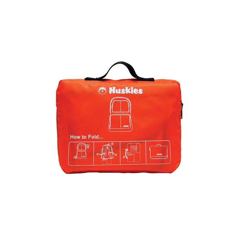 Huskies Orange Foldable Backpack HK 02-673 Fix