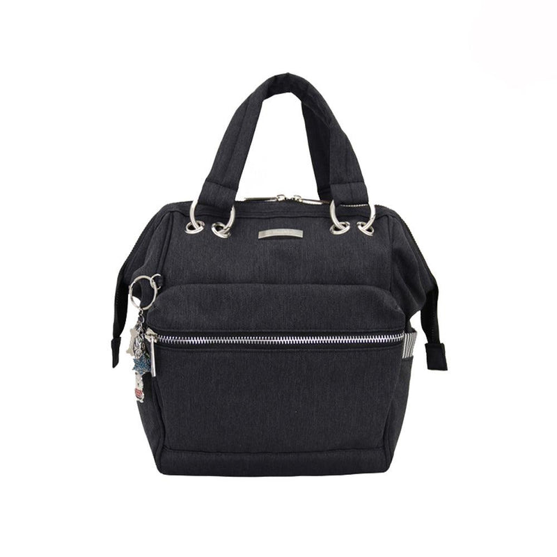 Huskies Black Backpack Hand Bag HK 02-751 Dorothy