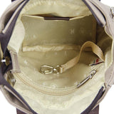 Huskies Khaki Shoulder Hand Bag HK 02-723 Diamond 