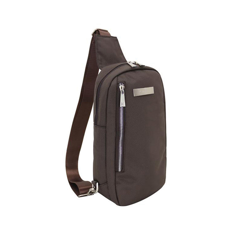 Huskies Brown Sling Bag / Crossbody Backpack HK 02-767 Brian