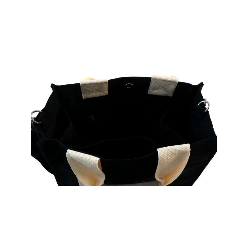 Huskies Black Shoulder / Crossbody Handbag HK 02-834 Irene