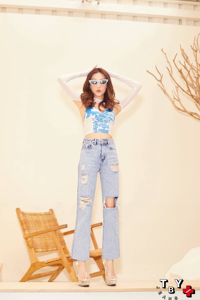 TBY JEANS Faded Blue TBY-T2993