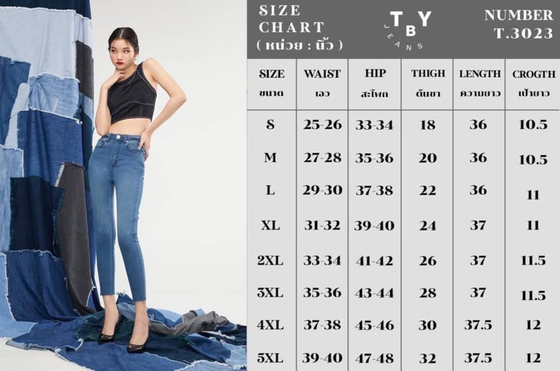 TBY JEANS 5 CM TBY-T3023