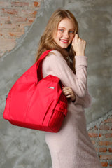Huskies Red Shoulder Hand Bag HK 02-763 Melissa