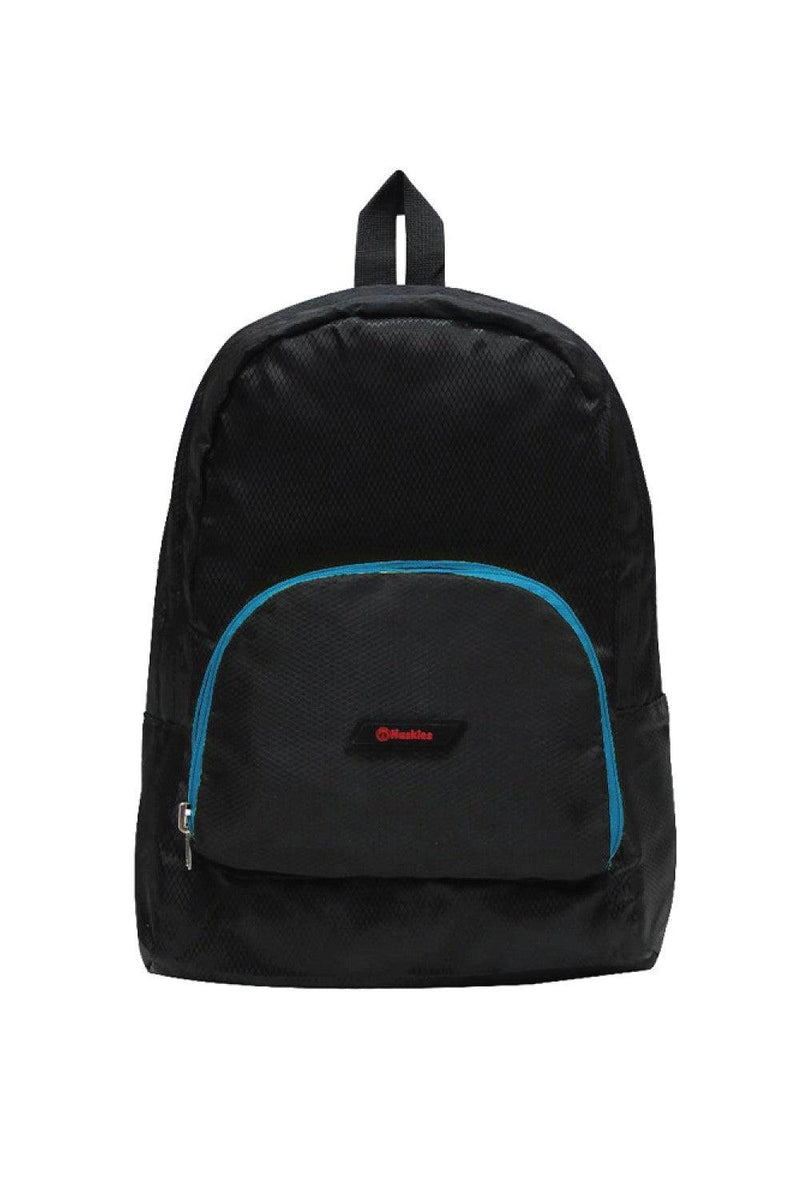 Huskies Black/Blue Foldable Backpack HK 02-700 