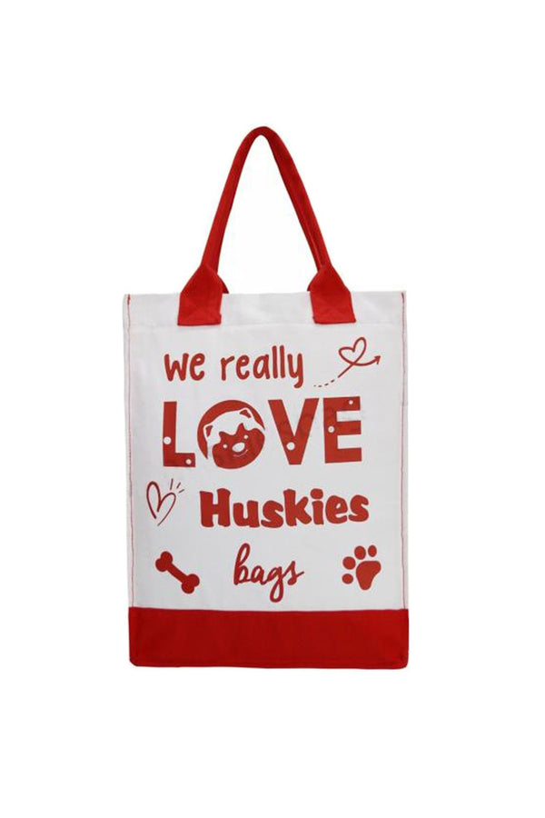 Huskies White/Red HK 02-795 Huskimo Bag Lovely Edition